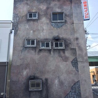 AFTER ビルの壁画 施工後