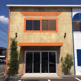 建築会社ショールーム壁画例02 建築会社ショールーム壁画