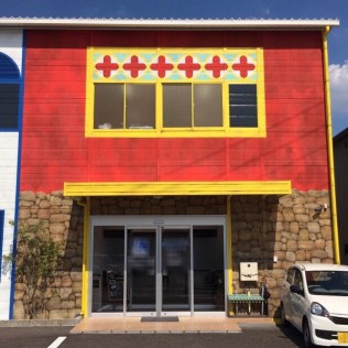 建築会社ショールーム壁画例03