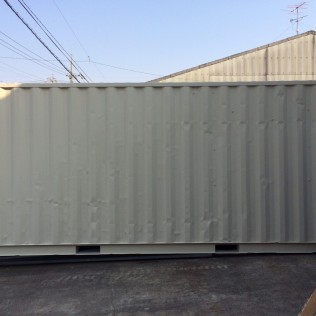 BEFORE 01 コンテナ絵画 看板 施工前