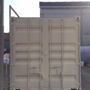 BEFORE 02 コンテナ絵画 看板 施工前