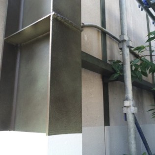 AFTER 01 鉄骨 エイジング塗装施工後