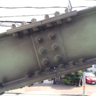 AFTER 02 鉄骨 エイジング塗装施工後