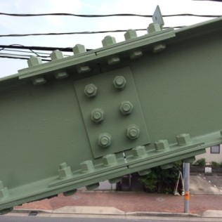 BEFORE 02 鉄骨 エイジング塗装施工前